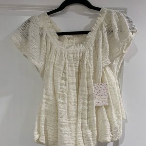 NWT FREE PEOPLE off the shoulder top